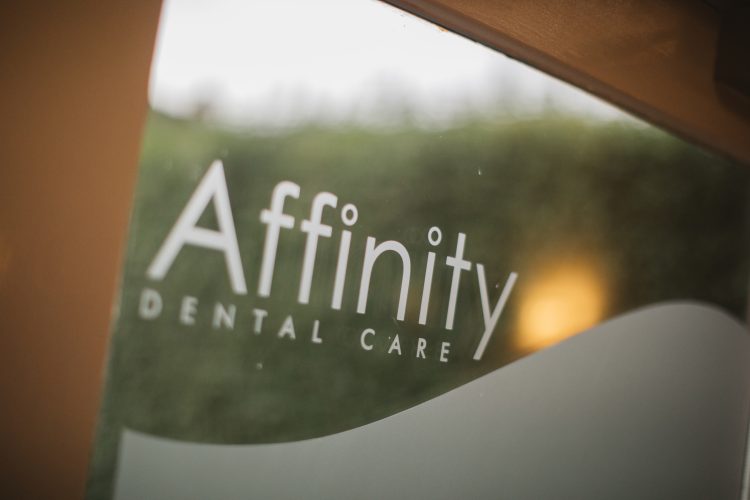 Affinity Dental Care door signage